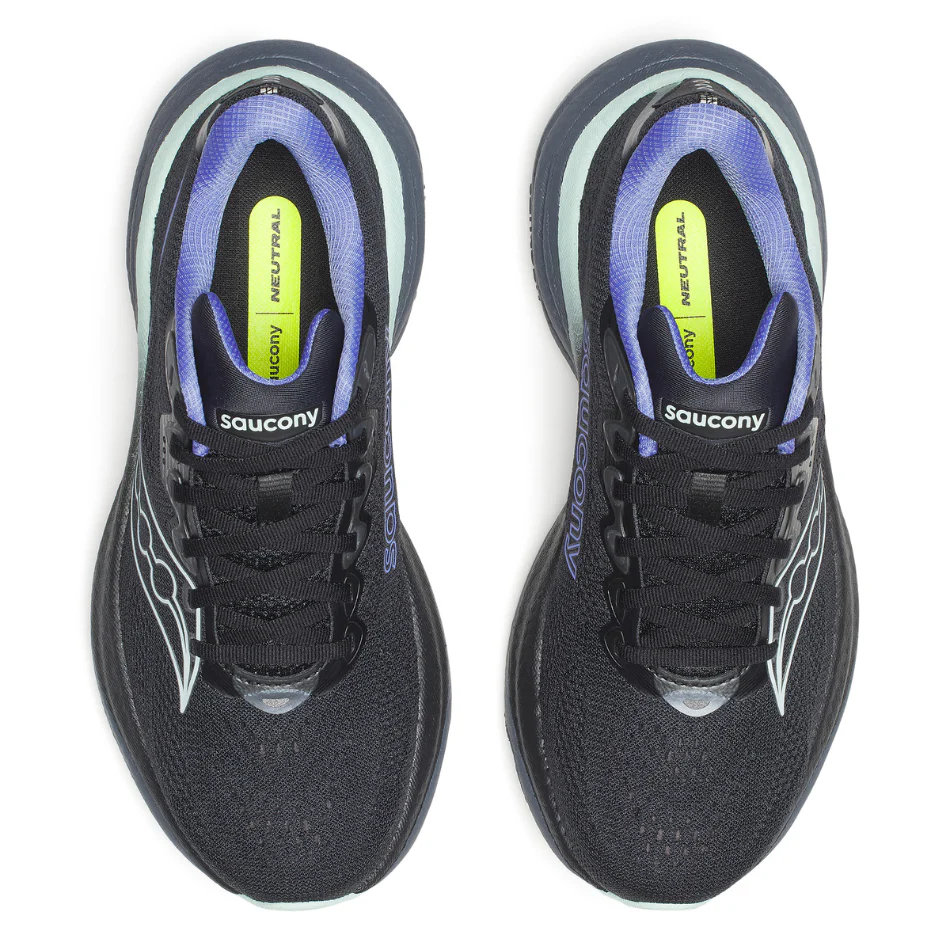 Saucony Women's Ride 19 Running Shoes in Black/Calm - Online Exclusive - Image 2