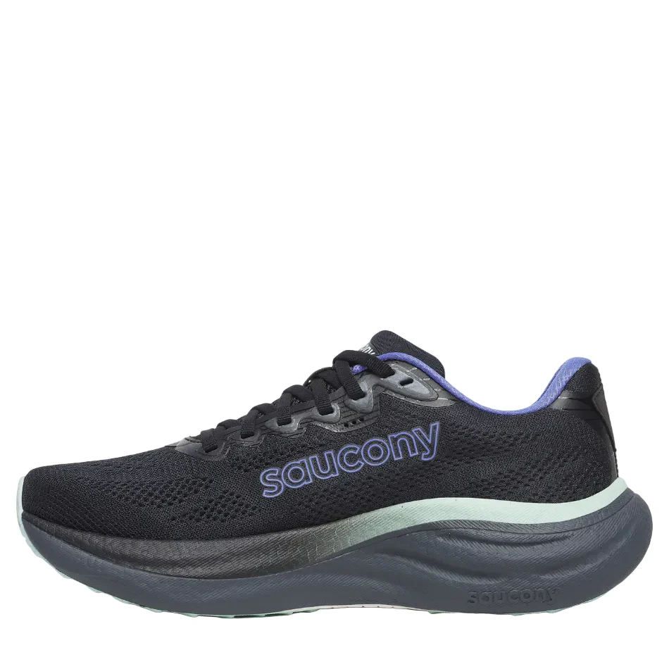 Saucony Women's Ride 19 Running Shoes in Black/Calm - Online Exclusive - Image 6
