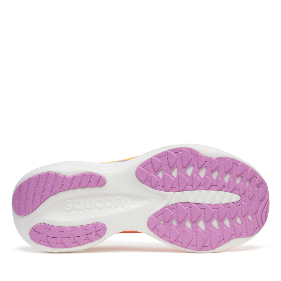 Saucony Women's Ride 19 Running Shoes in Fire/Orchid - Online Exclusive - Image 4