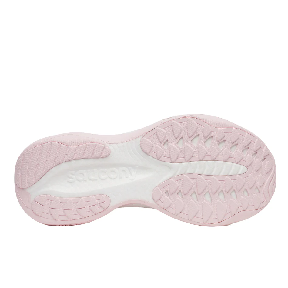 Saucony Women's Ride 19 Running Shoes in White/Silk SS26 - Image 5