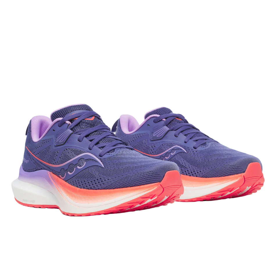 Saucony Women's Tempus 2 Running Shoes in Marine/Crocus - Online Exclusive - Image 3