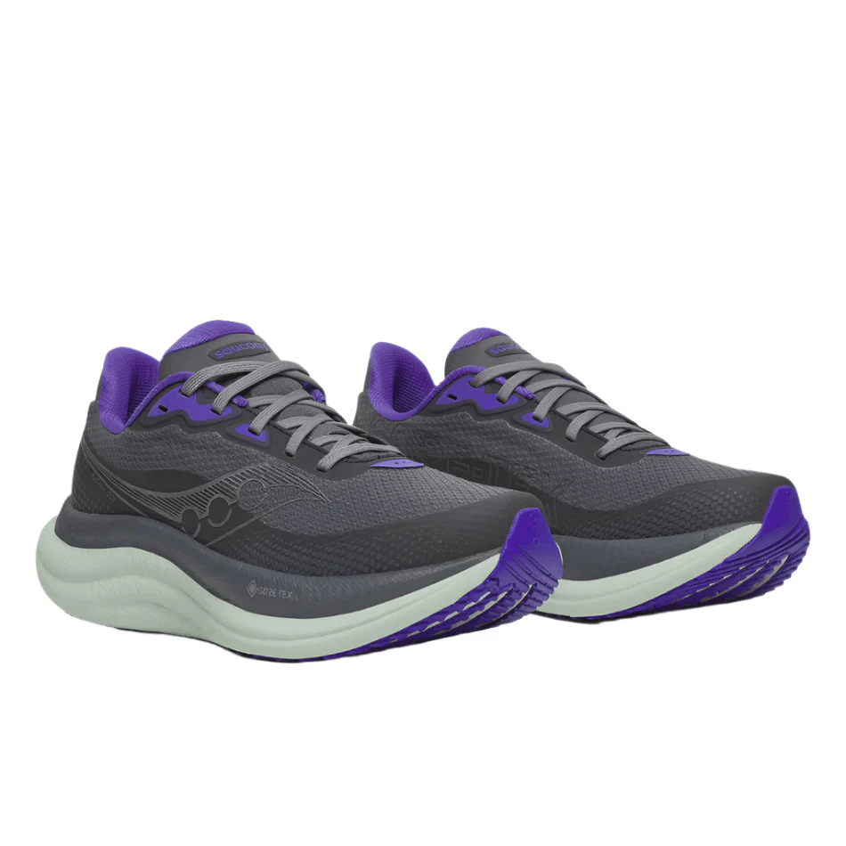 Saucony Women's Triumph 23 GTX Running Shoes in Shadow/Aloe AW25 - Image 5