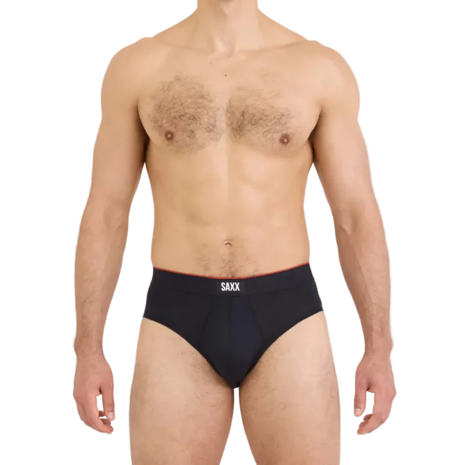 SAXX Men's Multi-Sport Mesh Brief in Black SS26 - Image 2