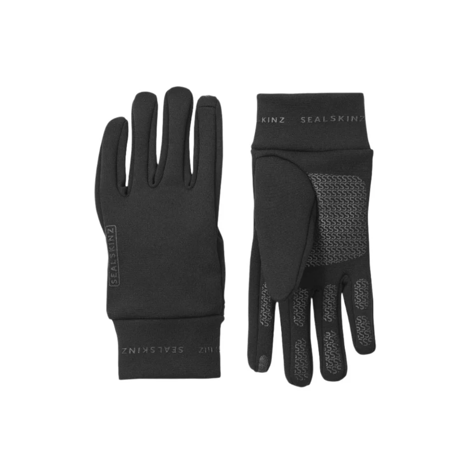 Sealskinz Water Repellent Acle Nano Fleece Glove in Black AW25