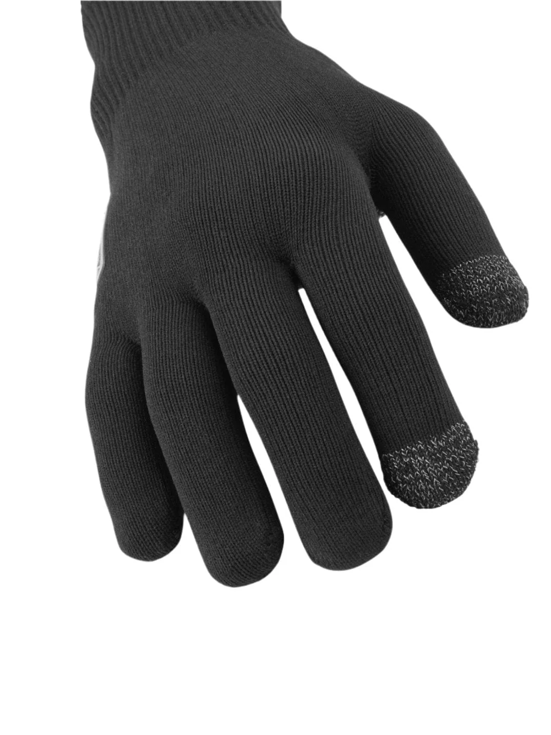 Sealskinz Waterproof Anmer All Weather Ultra Grip Knitted Glove in Black AW25 - Image 3