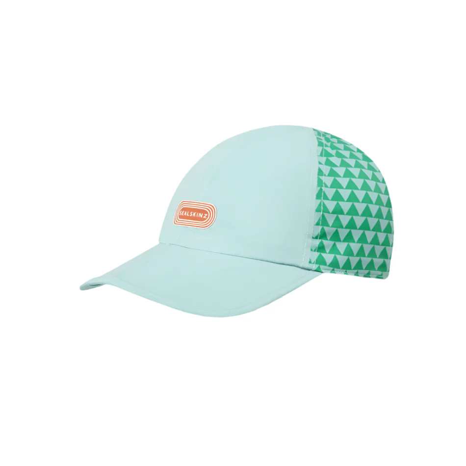 Sealskinz Wymondham Waterproof Quick Dry Foldable Running Cap in Blue AW25 - Image 3