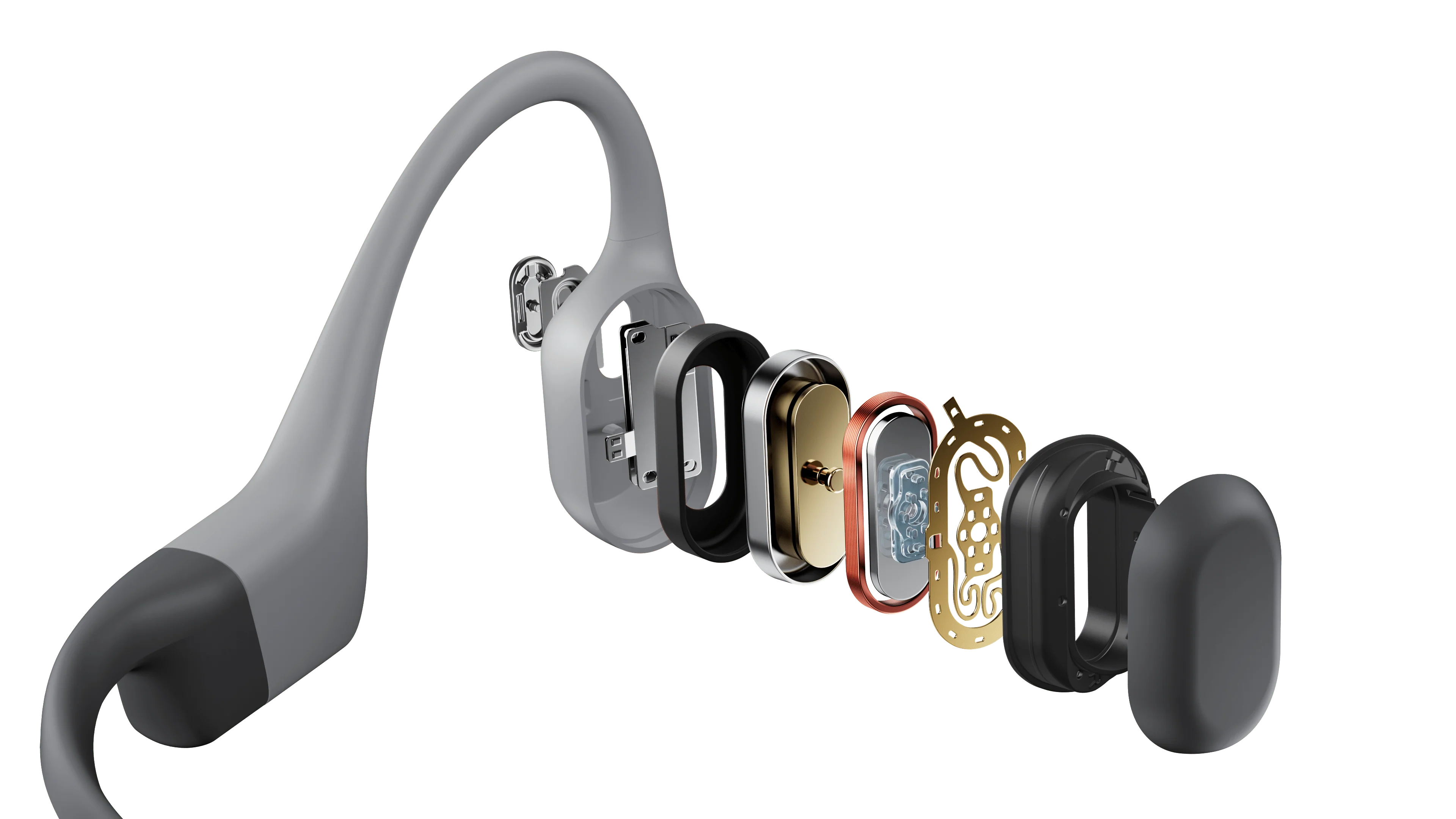 Shokz Openswim Pro Headphones in Grey - Image 8