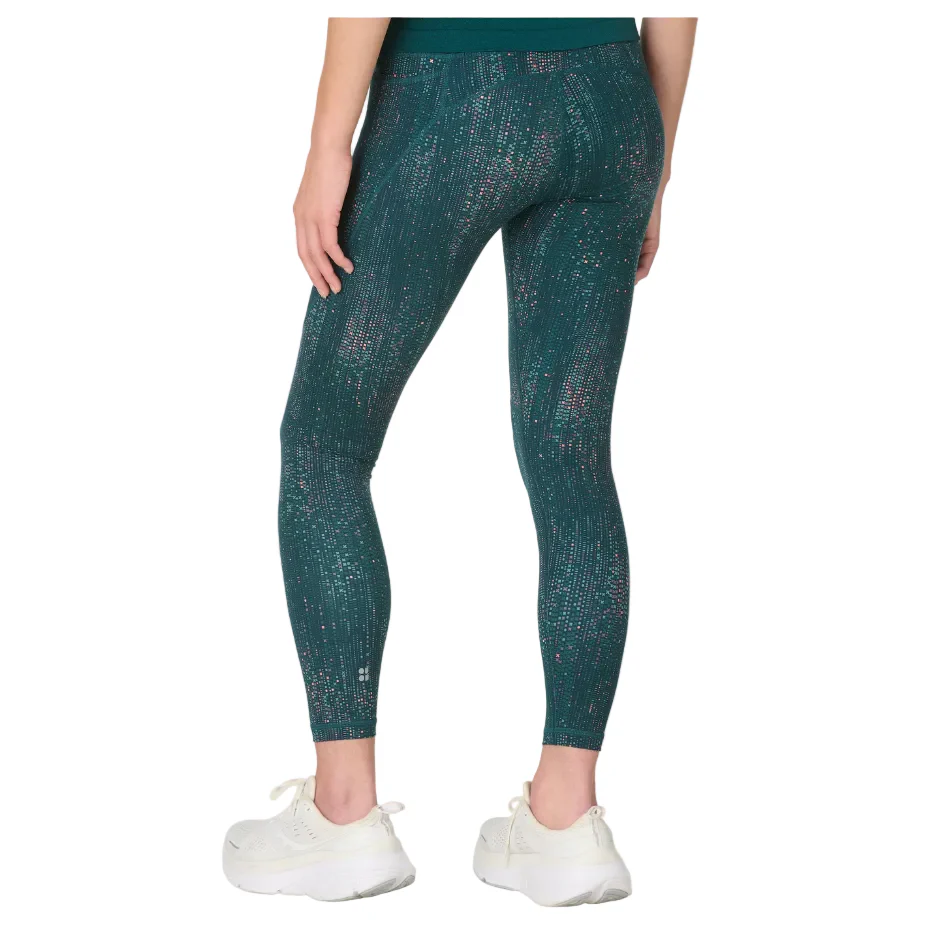 Sweaty Betty Power 7/8 Workout Leggings in Green Code Print SS26 - Image 3