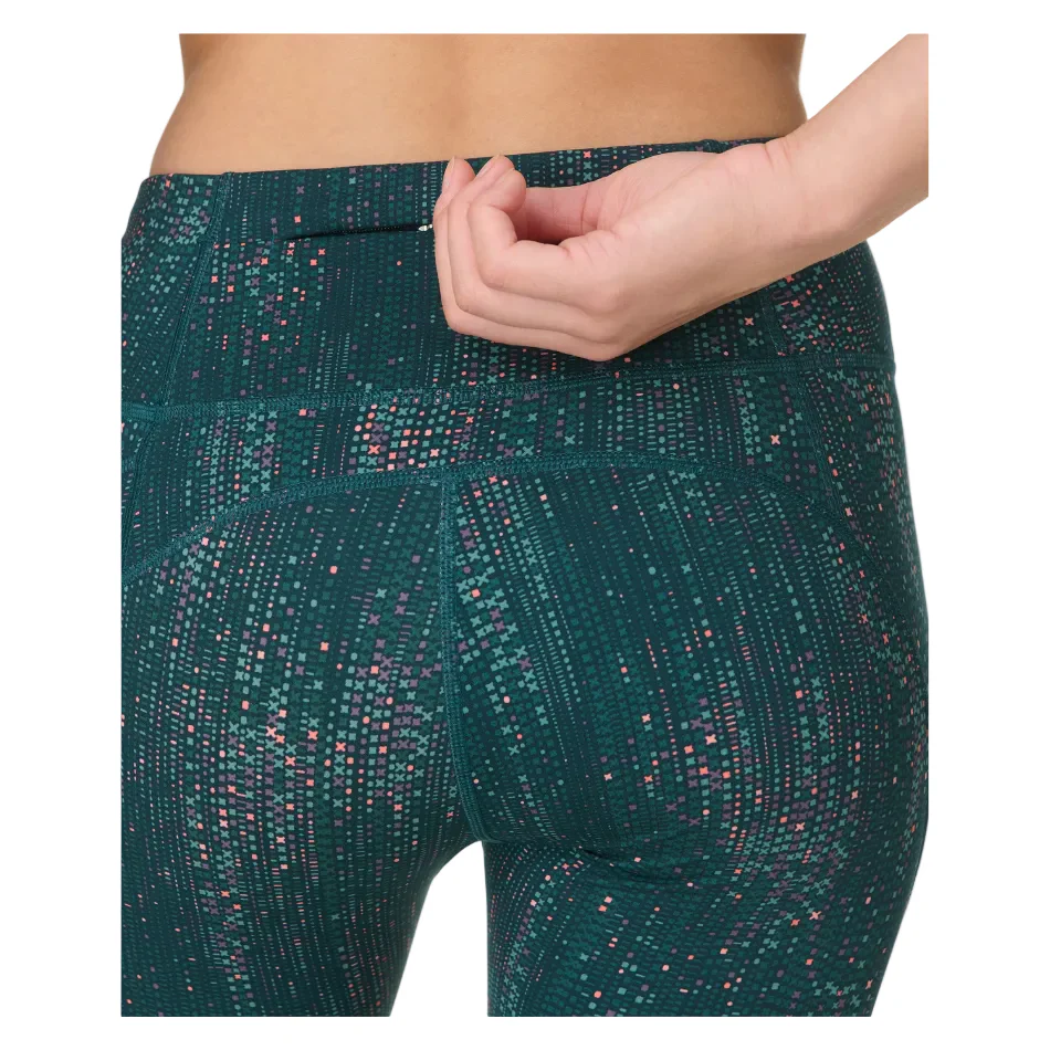 Sweaty Betty Power 7/8 Workout Leggings in Green Code Print SS26 - Image 8
