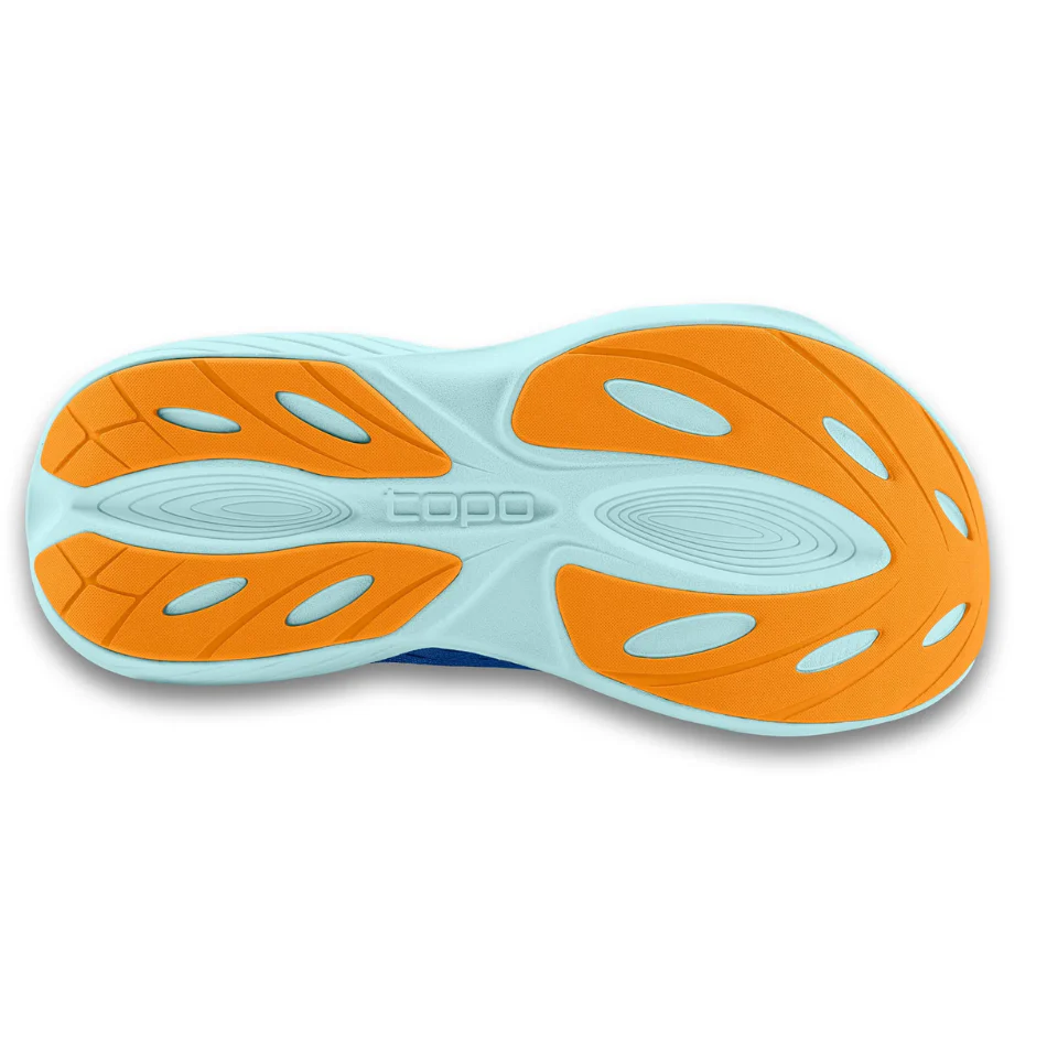 Topo Men's Atmos Running Shoes in Blue/Orange AW25 - Image 4