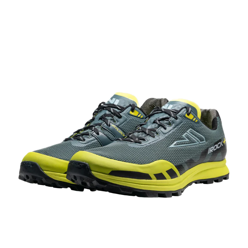 VJ Unisex IROCK + Trail Running Shoes in Grey/Yellow AW25 - Image 2